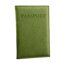 Plånböcker Ultra Tunna 2021 Män Kvinnor PU Läder Mini Liten Dedikerad Trevligt Travel Passport Case ID Card Cover Holder Protector Organizer