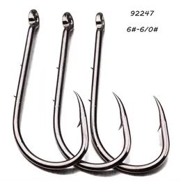 12 أحجام 6# -6 / 0# 92247 Baitholder Hook High Carbon Steel Hooks Asian Carp Fishing Gear 200 قطعة / Lot F-60