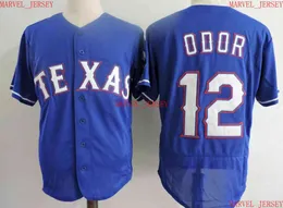 Männer Frauen Jugend Rougned Odor Baseball-Trikots genäht, personalisieren Sie jedes beliebige Namensnummern-Trikot XS-5XL