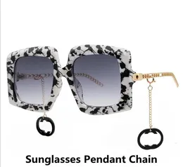 Wholesale Luxury Glasses Chain Designed fashion Letters Sunglasses Accessories Plank Pendant with silica-gel loop for wome sun glasses decoration colorful string