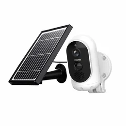 ESCAM G12 1080P Full HD Outdoor Waterproof Camera H.264 Rechargeable Battery Solar Panel Night Vision PIR Alarm WiFi Camera