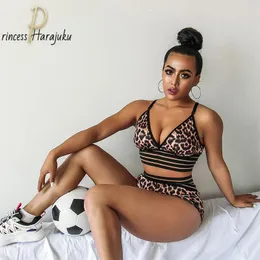 Women's Tracksuits 2021 Casual Shorts Women Mini Booty Bar Two Piece Set Tube Top Party Cute Snickers Skittle Leopard Bodycon