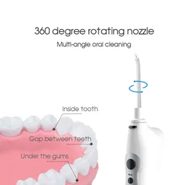 Oral irrigators yüksek basınçlı profesyonel su flosser dental elektrik oral irrigator sahte implantlar için dişler 180ml USB şarj edilebilir