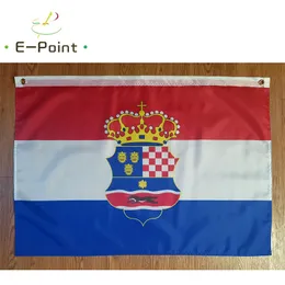 Flag of the Triune Kingdom of Croatia Slavonia and Dalmatia 3*5ft (90cm*150cm) Polyester flag Banner decoration flying home & garden flag