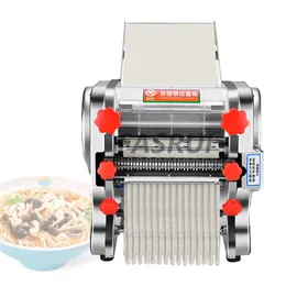 Electric Noodles Maker Singel Knife Dumpling Noodle Press Making Machine Spaghetti Roller Deg Pressar Cutter Tillverkare 220V