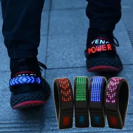 Smart Wristbands LED Shoes Clip Light IP67 Waterproof Night Warning Lights Decoration For Cycling Street Dance .1