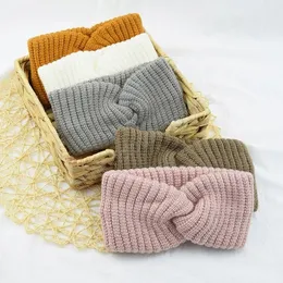 Mulheres tricotadas acessórios de cabelo acessórios de inverno crochet penteado de cabelo Turbante cabeça faixa orelha muffs tampão headbands