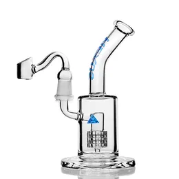 8,7 pollici narghilè vetro spesso olio Rigs Beaker Bong Tubi d'acqua Fumo Bicchieri unici Bong d'acqua Accessorio per fumatori con banger 14mm