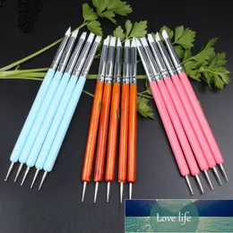 5pcs/Set Stainless steel Two Head Sculpting Polymer+Soft Pottery Clay Tool Silicone Modelling Art Tools New