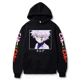 2020 Anime Hunter X Hunter Killua Leorio Kurapika Gon Hisoka Pullover Hoodie Streetswear Tops X0610