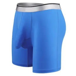 Men's Swimwear Long Men Boxers Underwear Man High Quality Natural Sport Running Inner Panties Sexy Comfortable And Soft Trunks