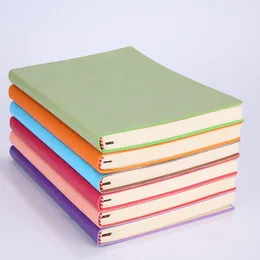 Högkvalitativ A5 Enkel Classic Solid Journal Notebooks Daily Schedule Memo Sketchbook Hem Skolkontor Anteckningar Tillbehör Gåvor WLL251
