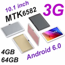2021 Ny Tablet PC High Quality Octa Core 10 tums MTK6582 IPS Capacitiv pekskärm Dual SIM 3G tabletter Telefon PCS Android 5.1 1GB 16GB