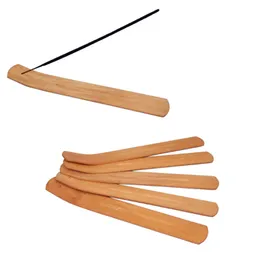 Natural Plain Wood Incense Stick Fragrance Lampor Ash Catcher Burner Holders Trä Incenses Sticks Holiday Dekoration