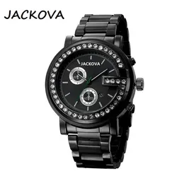 Famous classic designer Full Stainless Steel Luxury Fashion Crystal Diamond Men Watches Women Quartz Large dial Ladies quartz watches