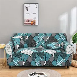 1 PC Duży Rozmiar Sofa Okładka Elastyczna S do Salonu Niepoślizgowa Sliplovers Cauch Funda Sofa Housse Canape Dangl 211207