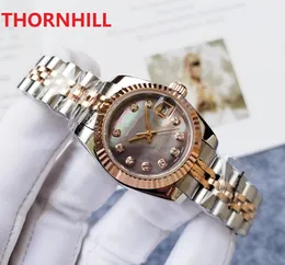 26mm Automatic Mechanical Mens Watches Bezel 316L Stainless Steel Women Diamonds Lady Watch Waterproof Luminous Wristwatches