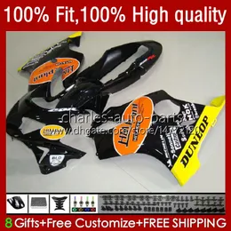 Honda CBR 600F4i 600 F4I FS CC F4 I CBR600F4I 04-07 55NO.159 600CC CBR600 F4I 04 05 오렌지 옐로우 2006 2007 CBR600FS 2004 2005 06 07 사출 공정 키트