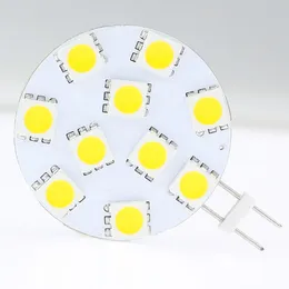 G4 led light 10LED SMD 5050 12V 24V 220LM marine light 2W White Round Board Under Cabinet Light 24V 12V Project led