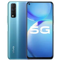 Original Vivo Y70T 5G mobiltelefon 8GB RAM 128GB 256GB ROM Exynos 880 OCTA Core Android 6.53 "LCD Fullskärm 48.0mp ai OTG Fingeravtryck ID Ansikte Vakna 4500mAh Smart Cell Phone