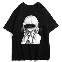 Nakano Miku Baskı T-Shirt Anime The Excessive Quintuplets Yaz Kısa Kollu Harajuku Kadın Erkekler Grafik Grünge Üstleri Tees y220208