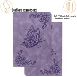 PU Skórzane uchwyty tabletki dla iPad 10.2 7. Generacji AIR 3 Pro 11 10.5 9.7 Cal Samsung Galaxy Tab T220 T500 T510 T870 Dual View Kąt Butterfly Drukowanie Flip Stand Cover