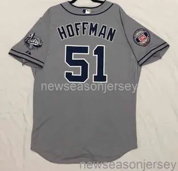 Costura de camisa retrô Trevor Hoffman Jersey Cool Base Homem Mulheres Junta Juventude Jersey XS-5xl 6xl