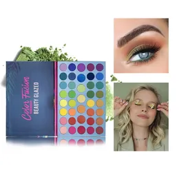 39 Color Rainbow Eyeshadow Palette Makeup Beauty Glaze Eye Shadow Luminous Matt Highlighter Brighten Lätt att bära Make Up Paletter