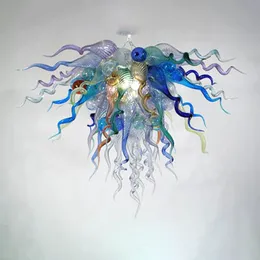 100％口の吹き飛ばされたセリウムルホウシリケートのムラノガラスデールチキュラアートカラフルなガラスシャンデリア家の装飾照明