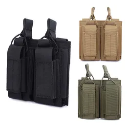 Tactical Mag Double Magazine bolsa bolsa esportes ao ar livre Backpack Vest Gear Acessório Holder CLIP PACK NO11-573