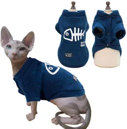 Katt kläder höst vinter varm jacka hundkläder för katter hundar sphynx kitty kattunge kappa jackor sublimering tryckta hund kostymer djurkläder outfits grossist 259