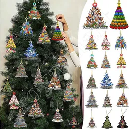 Kerst ornamenten opknoping decoraties geschenken product gepersonaliseerde familie houten kerstboom decor hangers