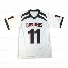 Custom Baker Mayfield 11# High School Basketball Jersey Retro Embroidery Jerseys Ed White Size S-4xl Shirt Top Quality