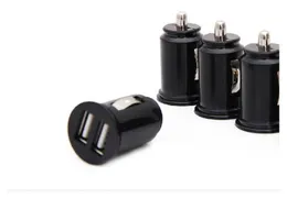 Universele Bullet Dual USB 2-Port Mini Sigarettenaansteker Lader, 5 V 2.1A 자동 판매기 전원 어댑터 Gratis Verzending Car Charger