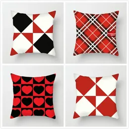 Cushion/Decorative Pillow Fuwatacchi Geometric Cover Wave Heart Cushion For Home Chair Sofa Bedroom Decorative Pillows 2021