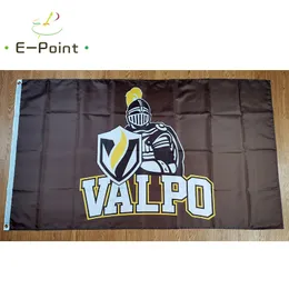 NCAA Valparaiso Crusaders Flag 3 * 5FT (90 cm * 150 cm) Poliester Flagi Transparent Dekoracja Latająca Strona główna Ogród Flagg Uroczysty prezenty