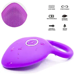 Sexleksak Massager 10 Speed ​​G-Spot Vibrator Sex Toys For Men Couples Flirt Vibration Penis Ring Anal Vagina Stimulation Manlig Cock