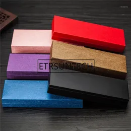 Подарочная упаковка 100шт/лот 6 цветов бумага для печи с творческой упаковкой бизнес Black Flip Case 17.4x6.4x2.6cm