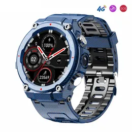 Q998 4G Akıllı İzle 1.28 "Açık Rugged Tam Yuvarlak Dokunmatik Ekran Smartwatch GPS Spor Yüzme IP68 3 Spor Modları Kamera SOS Çağrı Erkekler Kadınlar Spor Izci