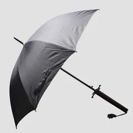 Parasole Duża Moda Miecz Parasol Katana Długa Ochrona UV Ochrona Business Windproof Adult Guarda Chuva Rain Gear BD50ys