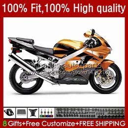 Kawasaki Ninja ZX 9R 900 CC ZX9 9 R 98-03 Bodywork Kit 25 No.32 ZX900 Golden Black ZX9R 00 01 02 03 ZX-9R ZX-900 2002 2002 2002 2003 OEM Bodys