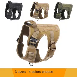 Taktische Hundeweste Mit Griff & MOLLE-System – Für Große Hunde, Inkl. Bungee-Leine