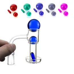 USA TERP Slurper Bearクォーツバンガーネイル喫煙アクセサリーRuby PearlピルPipes Dab RigsのためのRuby Pearl Pill Carb Cap大理石の真空