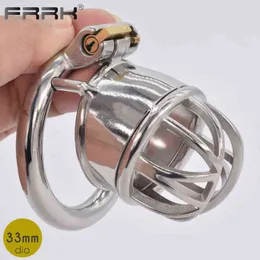 NXY Castity Dispositivo Anéis Frrk Metal Cock Tube BDSM Adulto Sexo Brinquedos Para Homens Coloque Dicks Wear Masculino Bondage Cinto Penis CB Lock Bird 1210