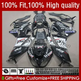 Kawasaki Ninja 600cc ZX 6R 6 R 6 36 600 CC 2009-2012 13NO.88 ZX600 ZX6309 10 11 12 ZX-636 ZX600C ZX-6R 2009 2011 2011 2012 OEM Bodys West White