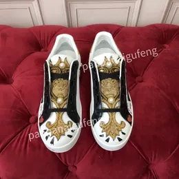 luxury brand Designer shoes leather Sneakers Beige Men Trainers Vintage Ladies Shoe Designers Sneakes size35-45