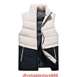 패션 디자이너 남성 조끼 레저 자켓 남성과 여성의 따뜻한 코트 허리 코트 두꺼운 크기 L - 8XL