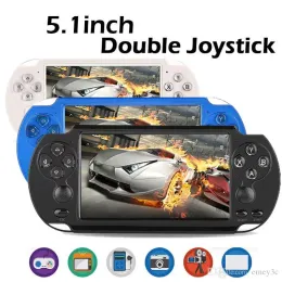 High quality X9-S 5.1 inch HD Screen Handheld Game Console 8GB Support TV 32bit 1000 Classic Game Player MP4 Multimedia Camera Video Game