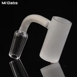 20mm Bowl Dia Milky Quartz Banger Accessori per fumatori 72mm Lunghezza 10mm 14mm 19mm Giunto maschio femmina per bong in vetro Tubi d'acqua Dab Rigs