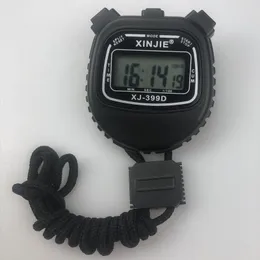 Timer Display digitale Cronometro Palmare Timer positivo Tempo Allarme Calendario Corsa Allenamento Arbitro Uso Vita impermeabile con cordino